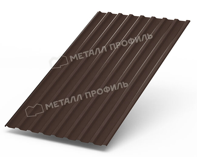 Профнастил МП20 х 1100 - A (PURETAN-20-8017-0.5) в Серпухове