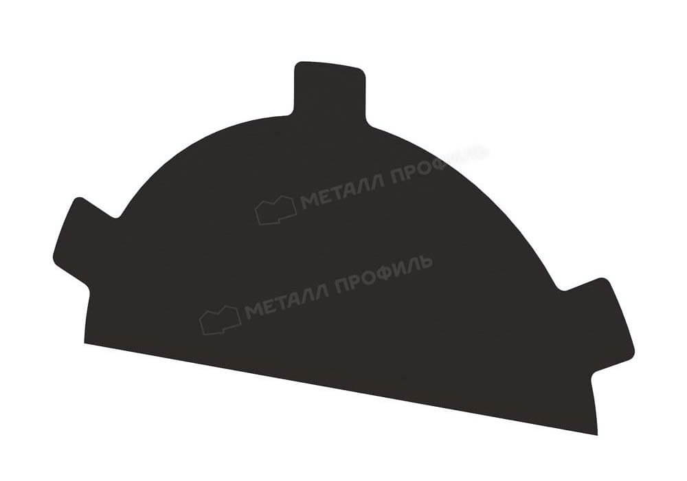 Фото: Заглушка конька круглого простая (PURMAN-20-RR32-0.5) в 