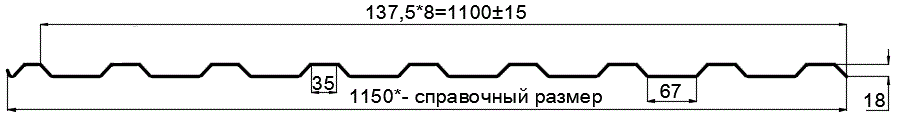 Фото: Профнастил оцинкованный МП20 х 1100 - R (ОЦ-01-БЦ-ОТ) в Серпухове