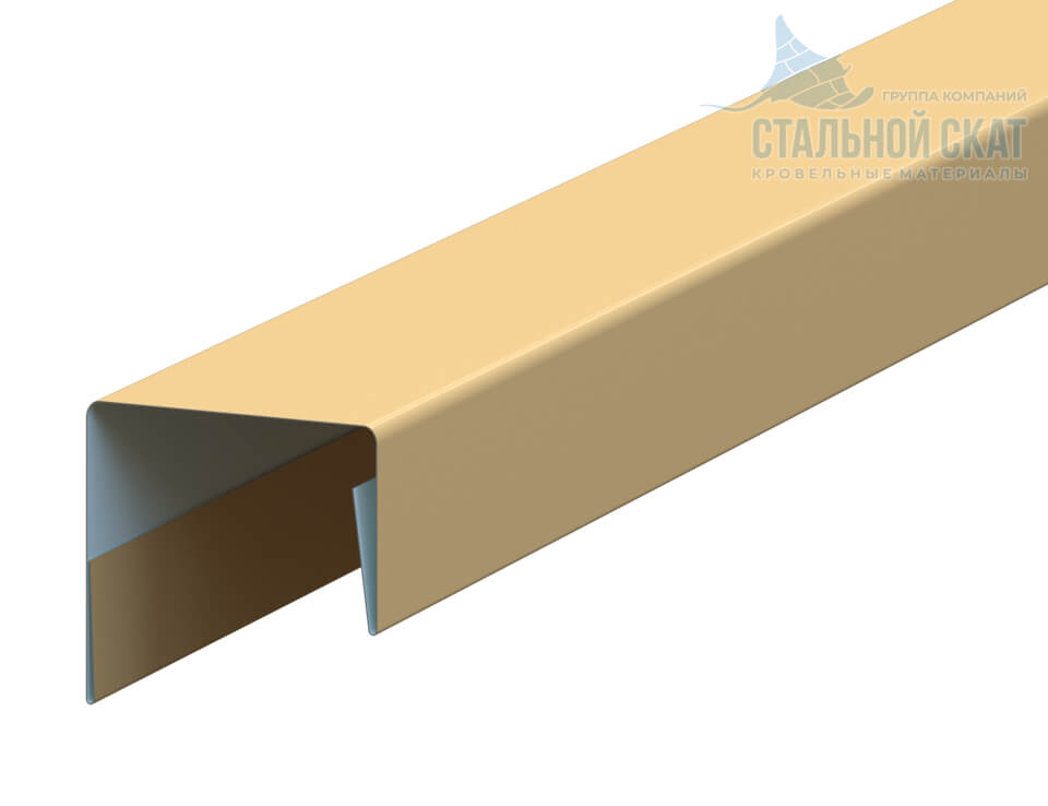 Планка П-образная 23х22х2000 NormanMP (ПЭ-01-1015-0.5) в Серпухове