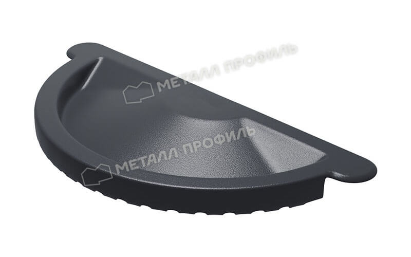 Заглушка желоба D125 Foramina Freeze (FRZ_D-01-GreyGrey-0.6) в Серпухове