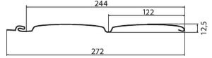 Сайдинг Блок-хаус Grand Line Standart ванильный (3,0м) в Серпухове