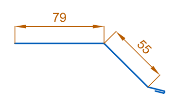 Планка капельник 79х55х2000 (PURETAN-20-RR23-0.5) в Серпухове