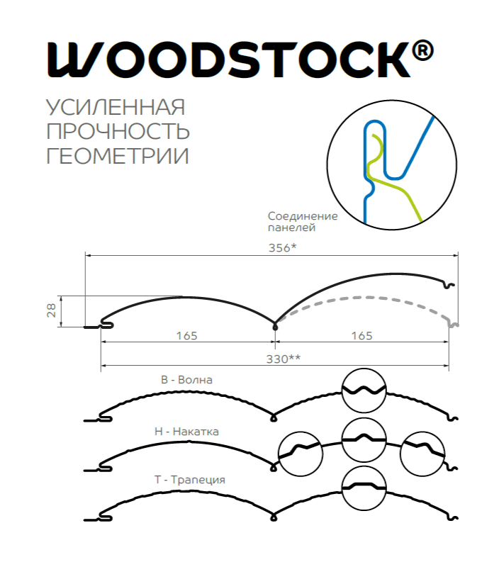 Сайдинг Woodstock-28х330 (ECOSTEEL_MA-01-МореныйДуб-0.5) в Серпухове