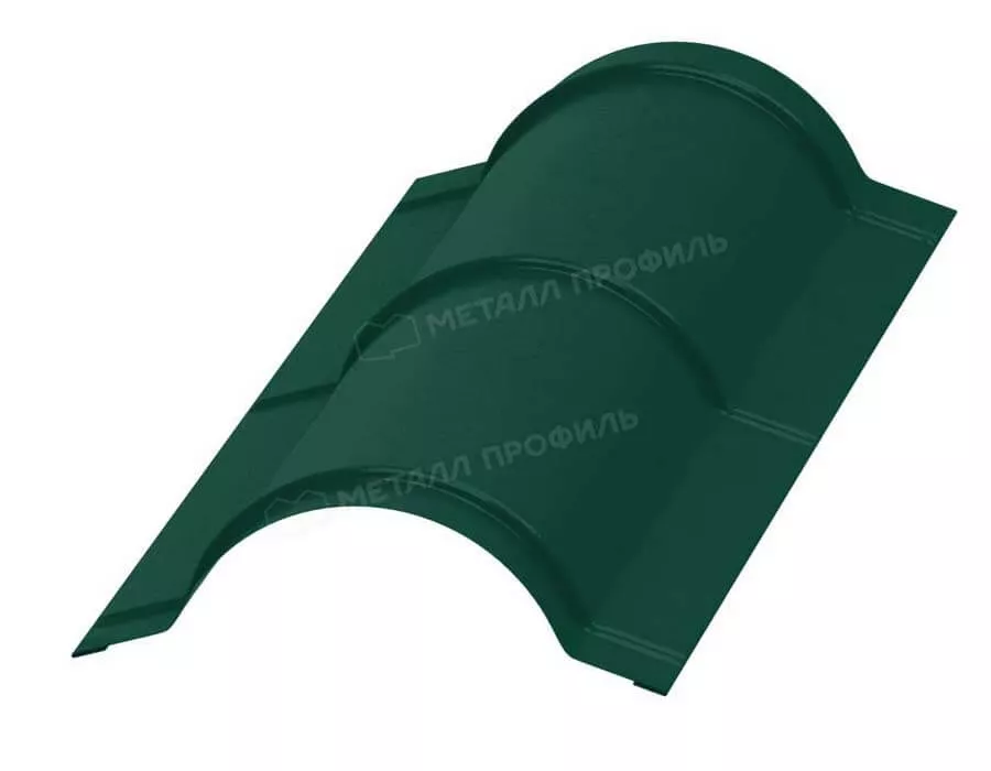 Планка конька круглого R110х2000 (ПЭ-01-6005-0.45) в Серпухове