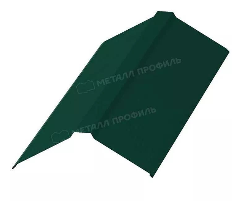 Планка конька плоского 150х150х2000 (ПЭ-01-6005-0.45) в Серпухове