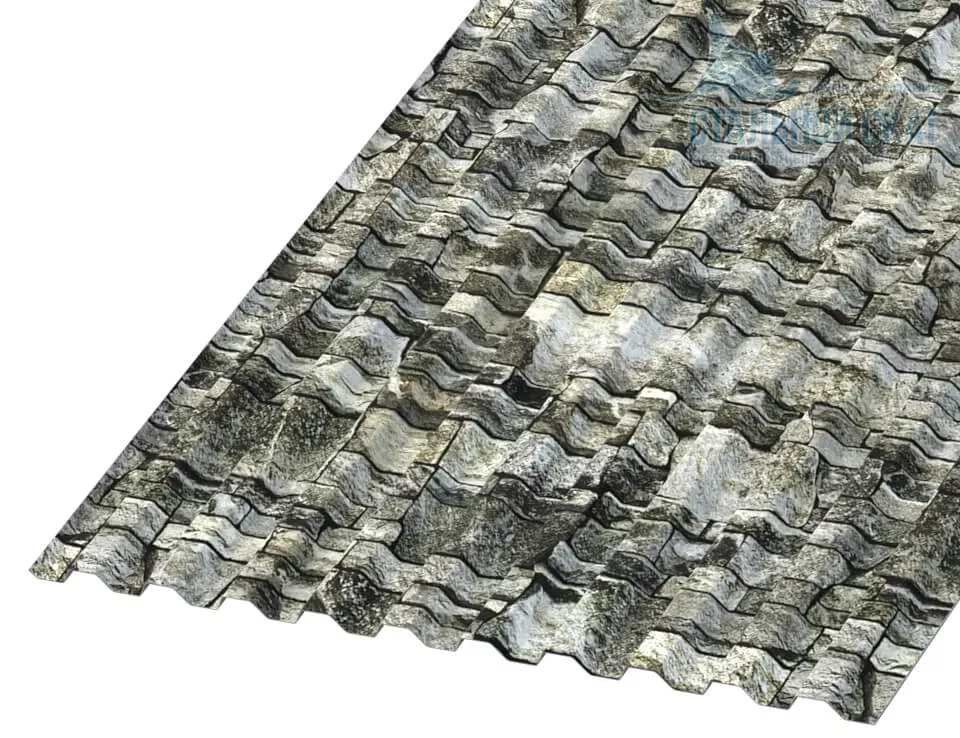 Фото: Профнастил С21 х 1000 - B (ECOSTEEL-01-Белый камень-0.5) в Серпухове