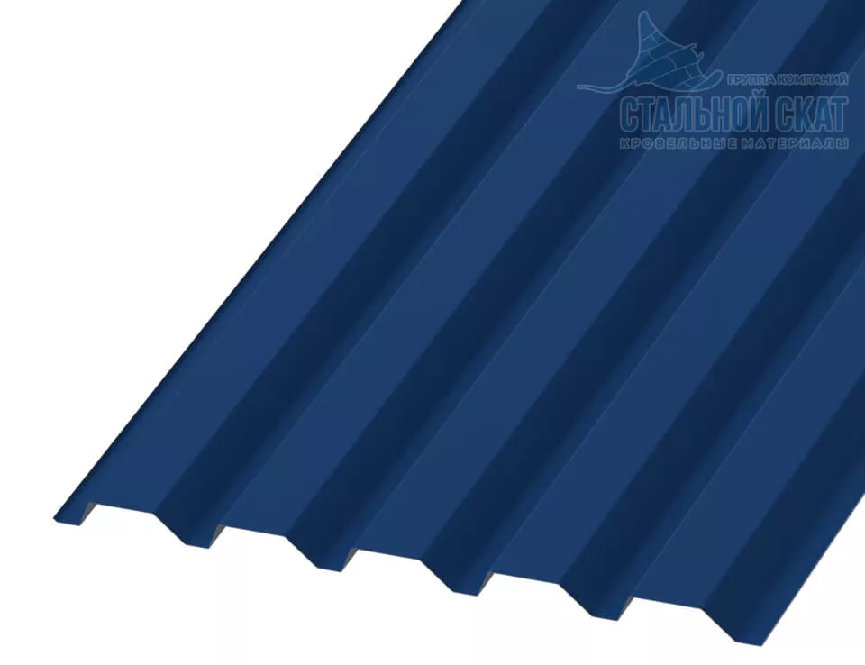 Профнастил С44 х 1000 - B (PURMAN-20-5005-0.5) в Серпухове