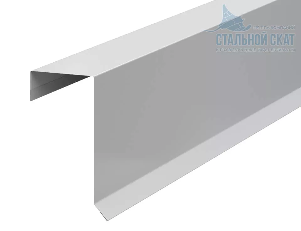 Планка торцевая кровельная FASTCLICK 65х130х2000 NormanMP (ПЭ-01-9003-0.5) в Серпухове