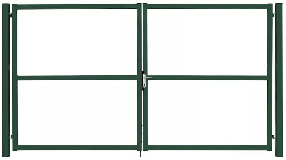 Фото: Ворота Colority Zinc Lock 2,0х3,5 RAL 6005 в Серпухове