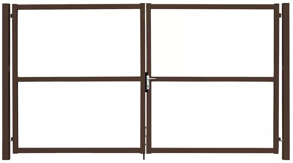 Фото: Ворота Colority Zinc Lock 2,0х3,5 RAL 8017 в Серпухове