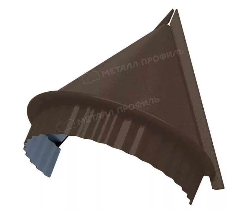 Заглушка конька круглого конусная (PURETAN-20-8017-0.5) в Серпухове