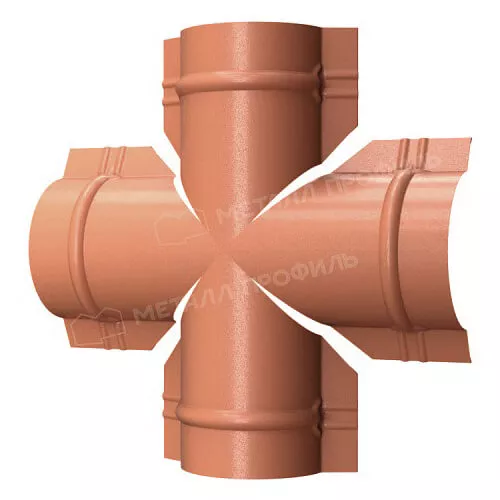 Фото: Четверник для круглого конька R110 (AGNETA-03-CopperCopper-0.5) в Серпухове