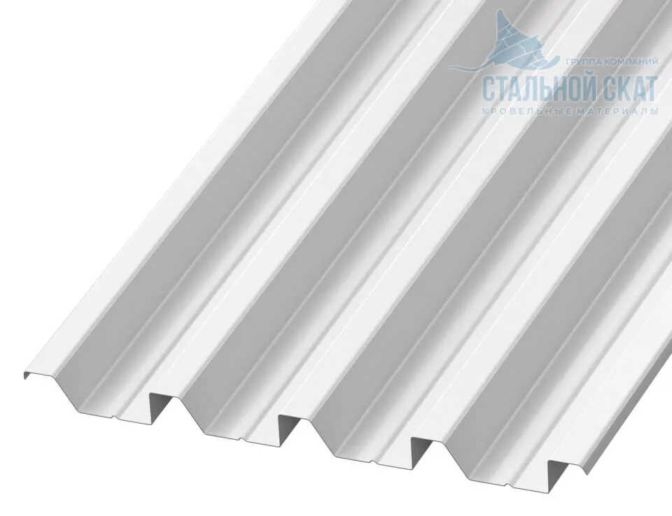 Профнастил Н60 х 845 - A (PURMAN-20-9010-0.5) в Серпухове
