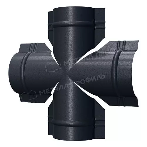 Четверник для круглого конька R110 (VALORI-20-DarkGrey-0.5) в Серпухове