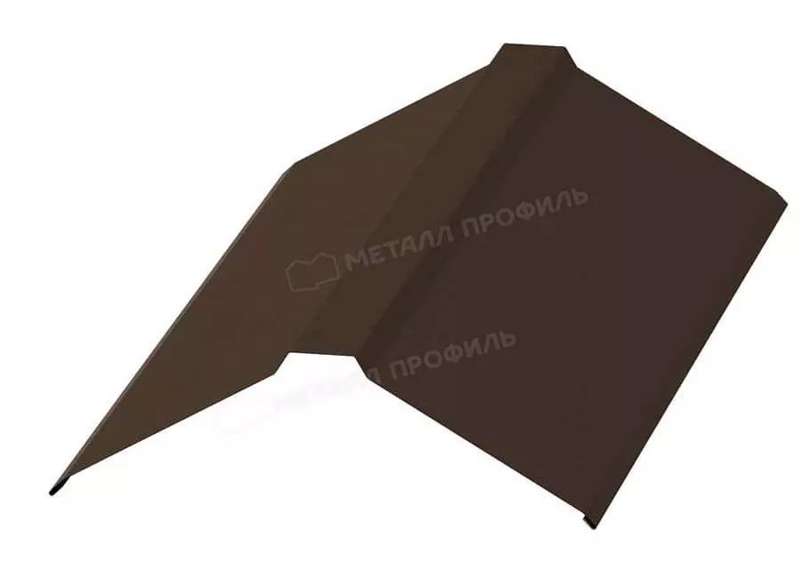 Планка конька плоского 120х120х2000 (MattMP-20-8017-0.5) в Серпухове