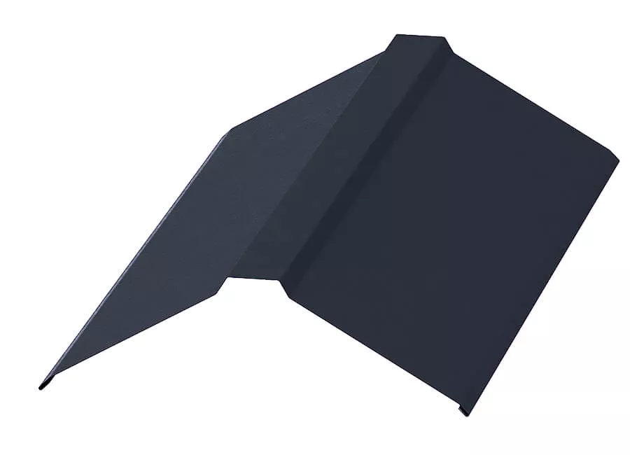 Планка конька плоского 120х120х2000 (VikingMP-01-7016-0.45) в Серпухове