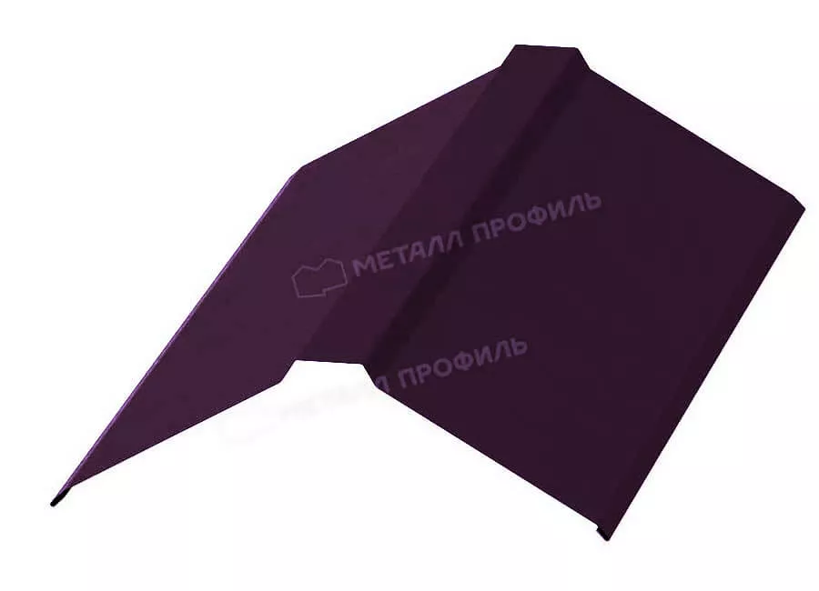 Фото: Планка конька плоского 120х120х2000 (VALORI-20-Violet-0.5) в Серпухове
