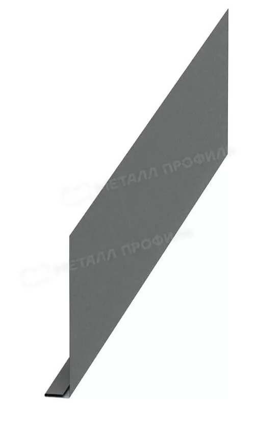 Планка карнизного свеса 250х50х3000 (ПЭ-01-7005-0.45) в Серпухове