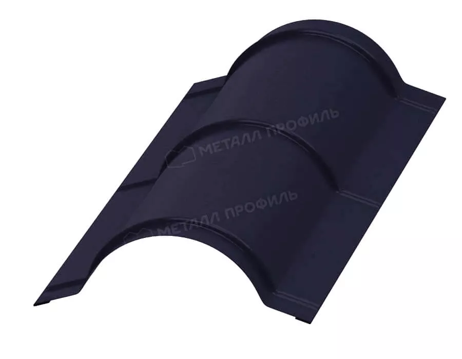 Планка конька круглого R110х2000 (VALORI-20-Violet-0.5) в Серпухове
