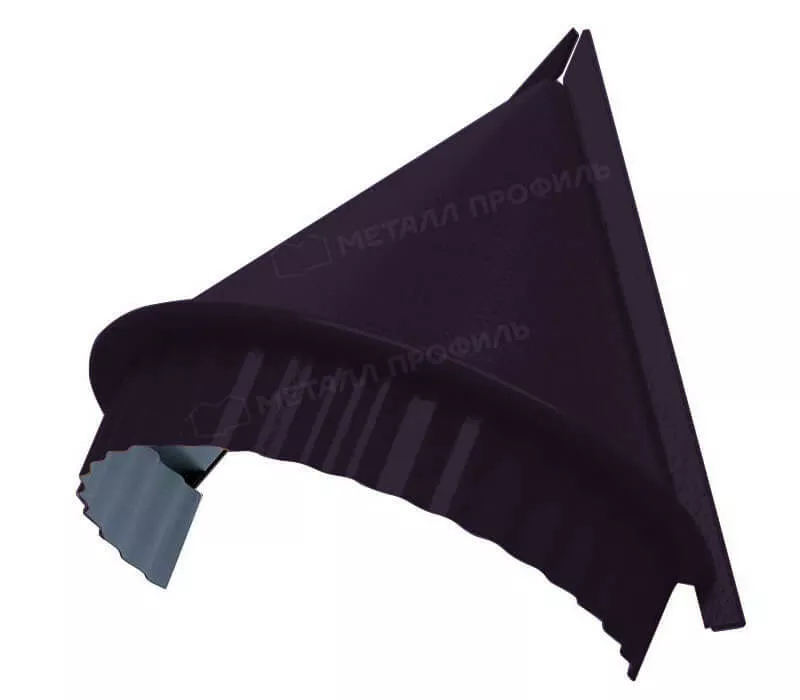 Заглушка конька круглого конусная (VALORI-20-Violet-0.5) в Серпухове