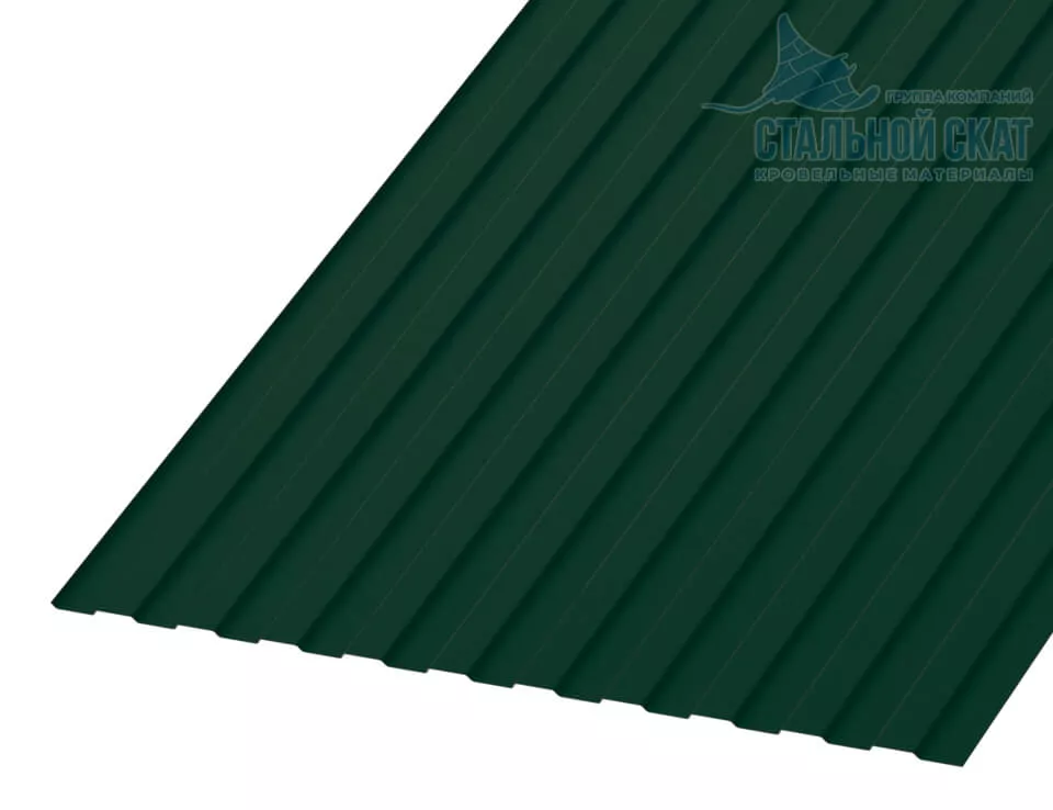 Фото: Профнастил С8 х 1150 NormanMP - B (ПЭ-01-6005-0.5) в Серпухове