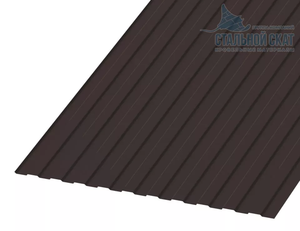 Фото: Профнастил С8 х 1150 NormanMP - B (ПЭ-01-RR32-0.5) в Серпухове