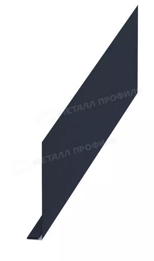 Планка карнизного свеса 250х50х2000 NormanMP (ПЭ-01-7016-0.5) в Серпухове