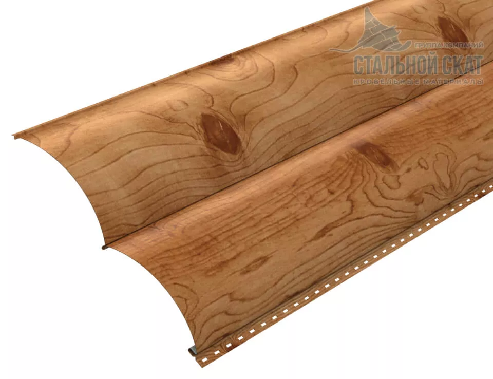 Фото: Сайдинг Woodstock-28х330 (ECOSTEEL_T-01-Кедр-0.5) в Серпухове