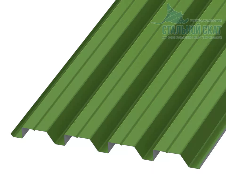 Фото: Профнастил Н60 х 845 - B NormanMP (ПЭ-01-6018-0.5) в Серпухове