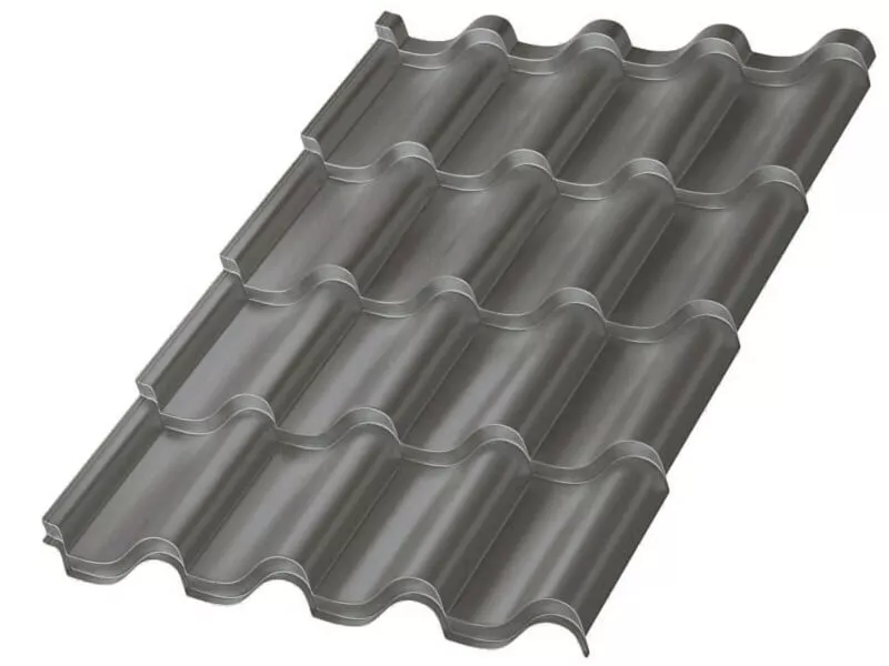 Металлочерепица МП Монтерроса-XL (PURETAN-20-RR23-0.5) в Серпухове