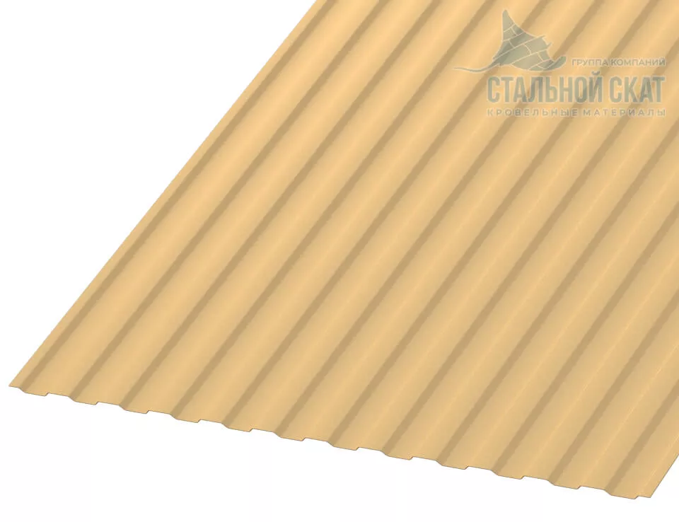 Фото: Профнастил МП10 х 1100 - B NormanMP (ПЭ-01-1015-0.5) в Серпухове