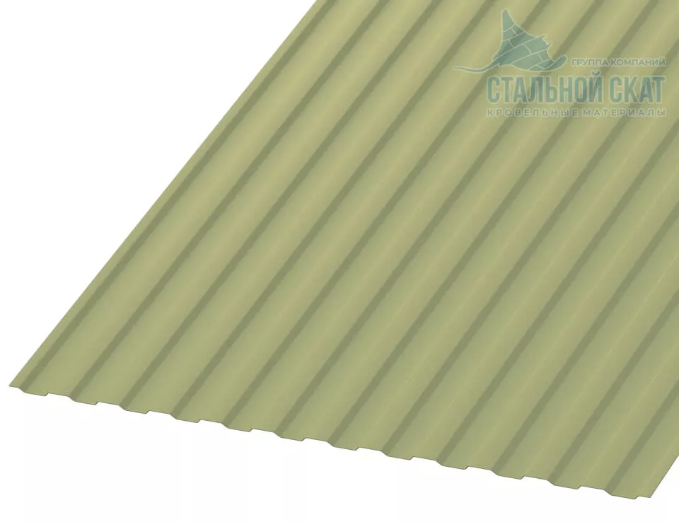 Фото: Профнастил МП10 х 1100 - B NormanMP (ПЭ-01-6019-0.5) в Серпухове