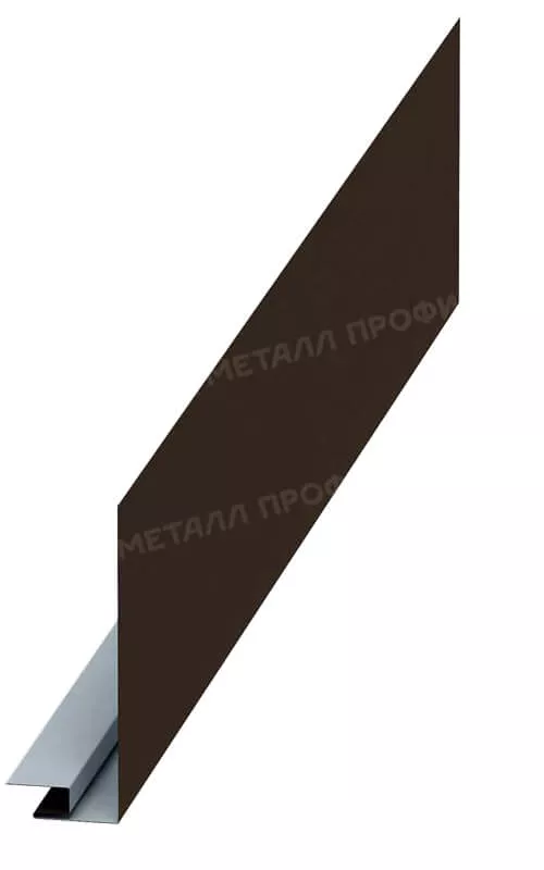 Планка карнизного свеса сложная 185х50х2000 (ПЭ-01-8017-0.45) в Серпухове