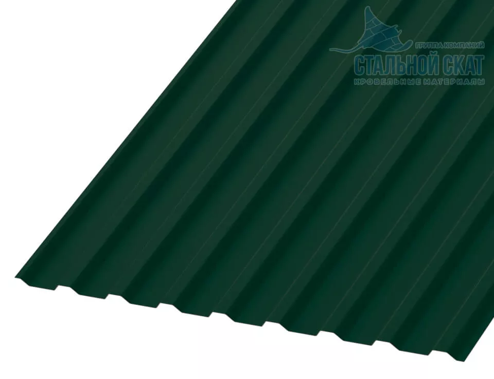 Профнастил МП20 х 1100 - B (VikingMP E-20-6005-0.5) в Серпухове