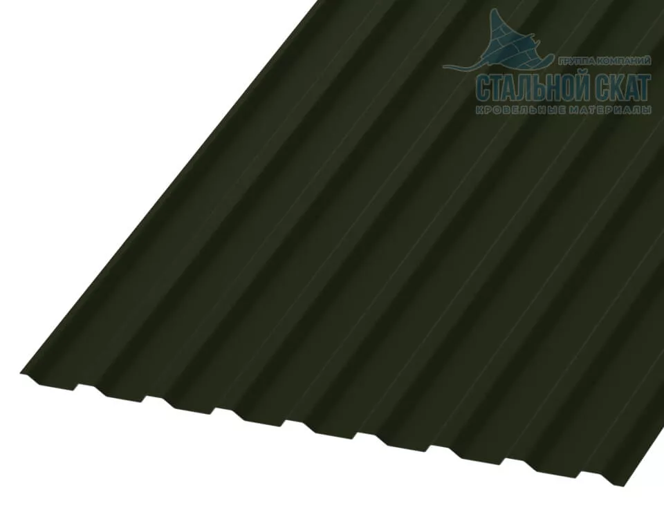 Профнастил МП20 х 1100 - B (VikingMP E-20-6007-0.5) в Серпухове