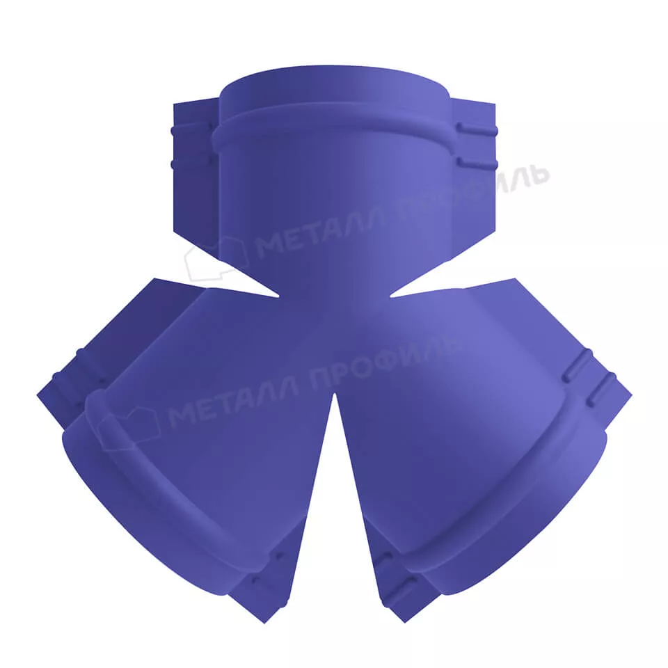 Y-образный тройник для круглого конька R110 (PURMAN-20-Citrine-0.5) в Серпухове