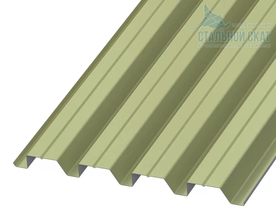 Фото: Профнастил Н60 х 845 - B NormanMP (ПЭ-01-6019-0.5) в Серпухове
