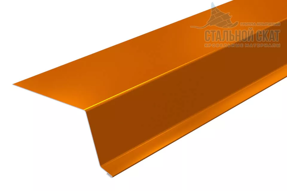 Фото: Планка капельник 79х55х2000 NormanMP (AGNETA-20-CopperCopper-0.5) в Серпухове