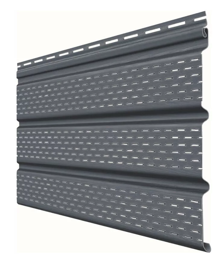 Софит Premium Acryl Grand Line полностью перфорированный графит (3,0м) в Серпухове