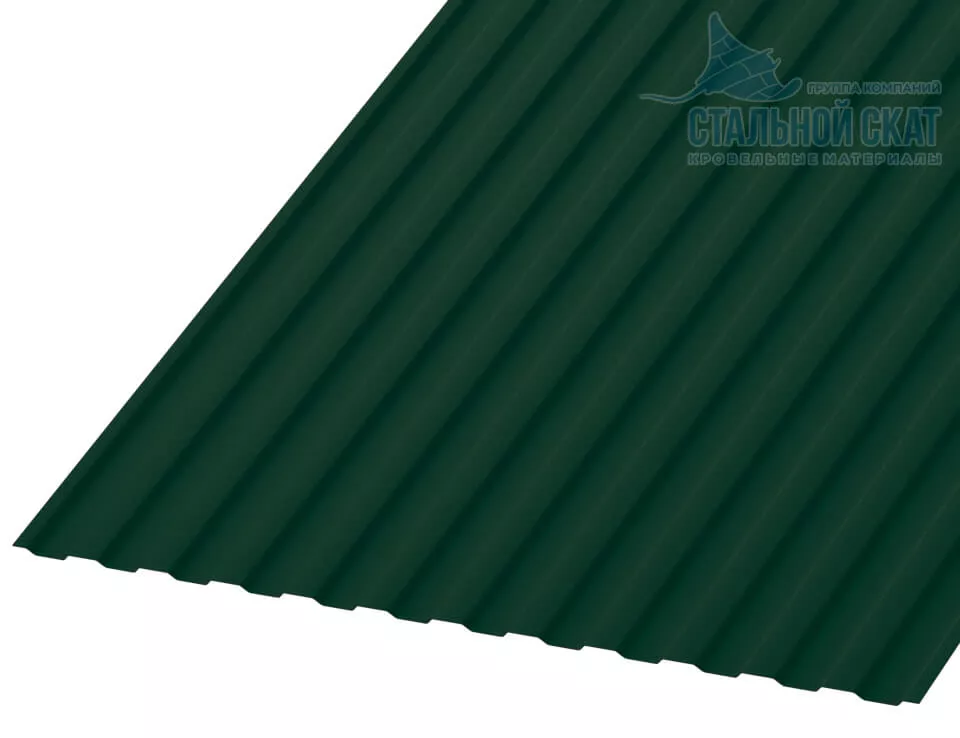 Фото: Профнастил МП10 х 1100 - B (PURMAN-20-6005-0.5) в Серпухове