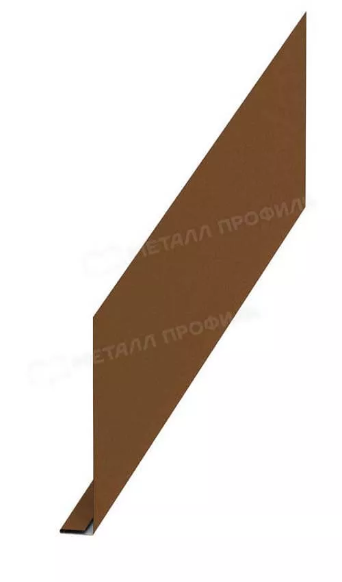 Фото: Планка карнизного свеса 250х50х3000 (PURMAN-20-Argillite-0.5) в Серпухове