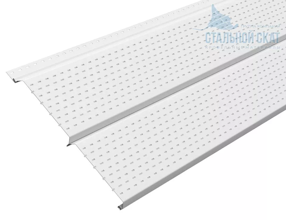 Софит перфор. Lбрус-XL-14х335 (PURMAN-20-9010-0.5) в Серпухове