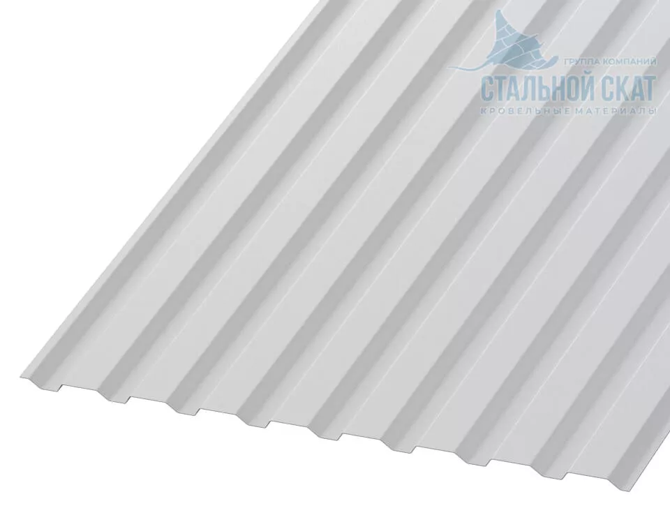 Фото: Профнастил МП20 х 1100 - A (ПЭ-01-9003-0.8) в Серпухове