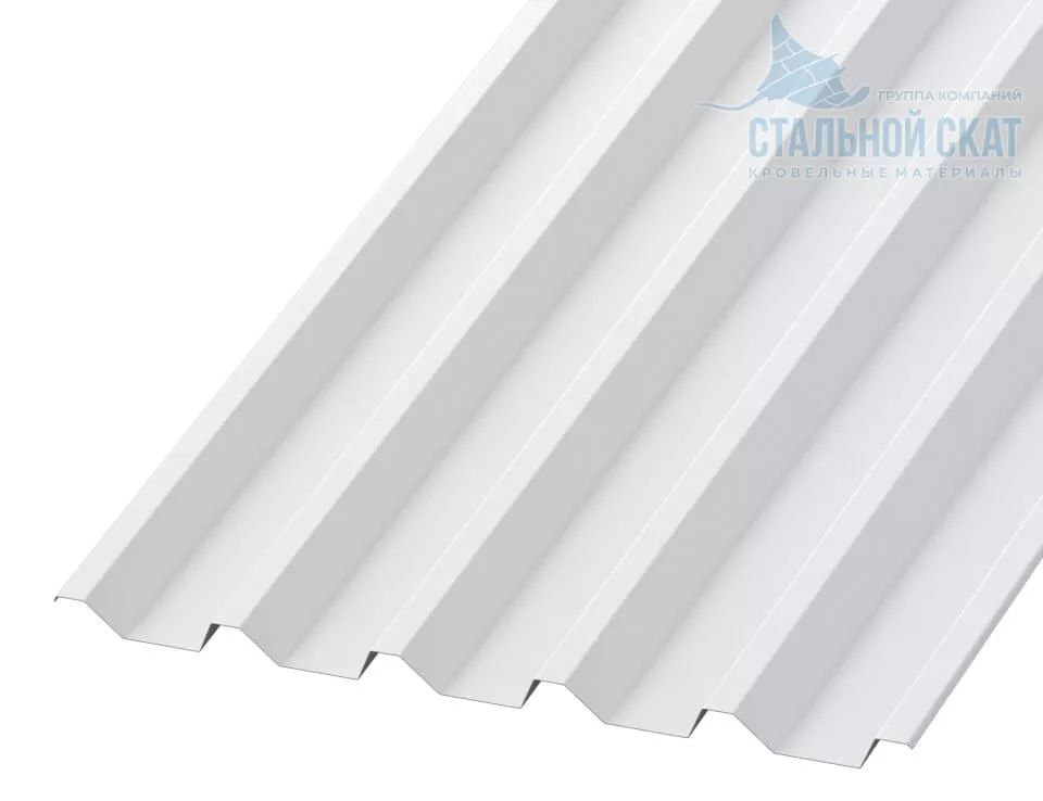 Фото: Профнастил С44 х 1000 - A NormanMP (ПЭ-01-9003-0.5) в Серпухове