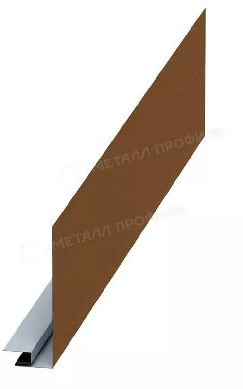 Планка карнизного свеса сложная 250х50х2000 (PURMAN-20-Argillite-0.5) в Серпухове