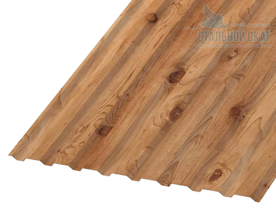 Фото: Профнастил МП20 х 1100 - A (ECOSTEEL_T-01-Кедр-0.5) в Серпухове