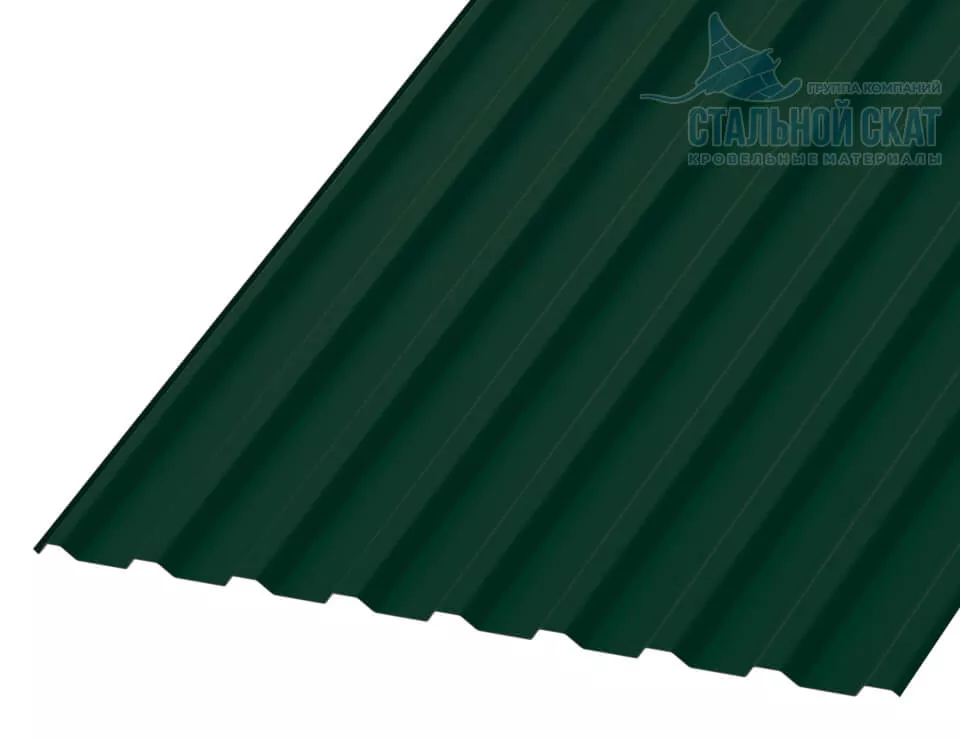 Фото: Профнастил МП20 х 1100 - R NormanMP (ПЭ-01-6005-0.5) в Серпухове