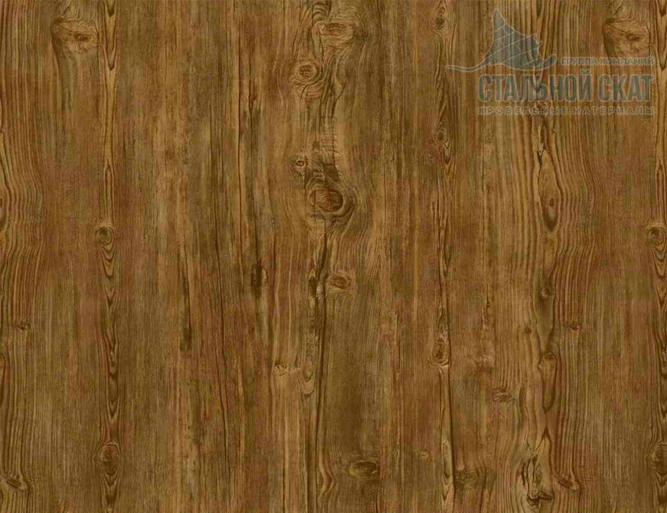 Фото: Планка откоса сложная 3D 245х75х3000 (ECOSTEEL_T-01-ЗолотойДуб-0.5) в Серпухове