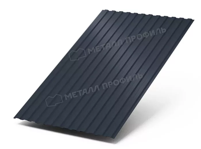 Фото: Профнастил МП10 х 1100 - B (ПЭ-01-7016-0.4±0.08мм) в Серпухове
